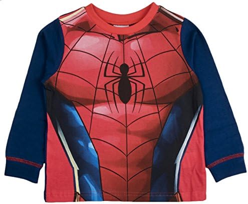 Spiderman Boys Novelty Dress Up Pyjamas Kids Marvel Avengers Long Pj Set Size