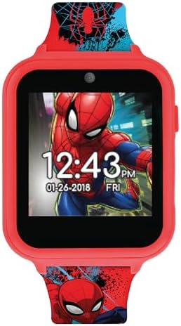 Spiderman Unisex Child Digital Watch Digital Display and Silicone Strap SPD4588