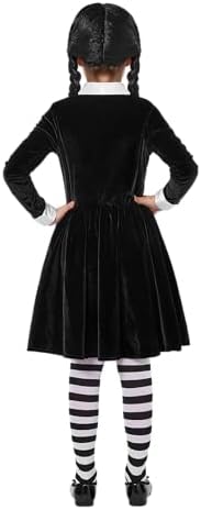 Spooktacular Creations Child Girl Collar Black Skater Dress