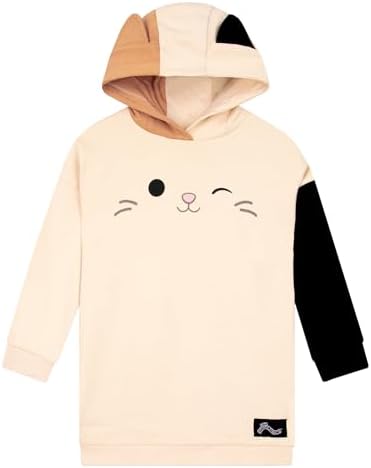 Squishmallows Girls Hoodie Cam The Cat Kids Hoodie Hooded Girls Clothes Ages 5 To 13 Years