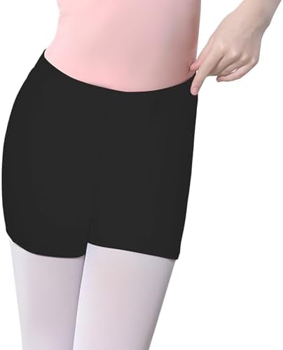 Srclo Girls Cycling Shorts Age 5-13 Teen Kids Cotton PE Dance Cycle Gymnastic Breathable Under Dress Short For Girl 3 Pack