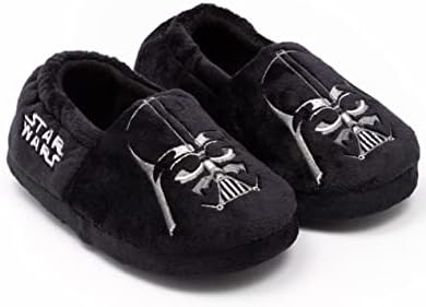 Star Wars Darth Vader Slippers For Boys & Girls Kids Villain Soft Touch House Shoes Pop Culture Merchandise For Him Foam Slip On Loafers