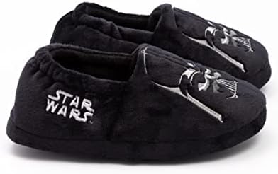 Star Wars Darth Vader Slippers For Boys & Girls Kids Villain Soft Touch House Shoes Pop Culture Merchandise For Him Foam Slip On Loafers