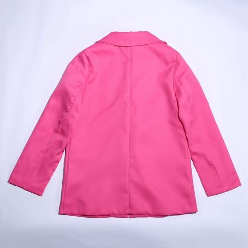 Suits Boys Children's Suits Children's Suits Jackets Blazer Jacket For Girls Long Sleeves Lapel Collar With Inner Pocket Front Open Casual Blazer Suit For Children Crop T-shirts For Girls