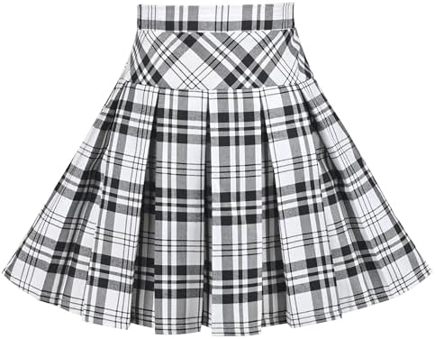 Sunny Fashion Girls Dress V Neck Pleated Hem School Age 6-14 Years