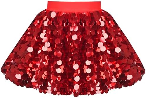 Sunny Fashion Girls Skirt Purple Mermaid Sparkly Sequin Tutu Party Ballet Dance Age 2-10 Years