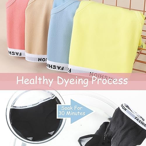 Sunvivid Teen Girls Knickers Soft Fast Dry Underwears Mid Waist Briefs Hipster Comfortable Panties Underpants For Age 8-18 Girls And Slim Women - Pack Of 8