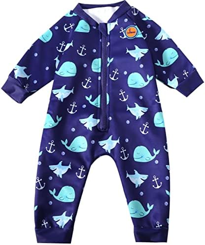 Swimbubs Baby Swimming Warm Suit Boys Fleece Lined Wetsuit Girls UV UPF50 Sun Protection Swimsuit