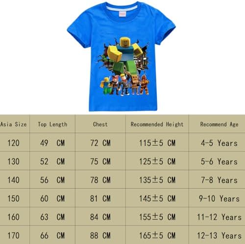 T Shirts For Kids Boys Girls Short Sleeve Top Tees 2-13 Years Old