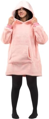 TANNESS Blanket Hoodie for Kids Oversized Hoodie Kids Hoodie Blanket with Large Pocket Comfy Wearable Blanket Hoodie Winter Oversized Blanket Hoodie Kids Snuggle Hoodie for Girls Boys