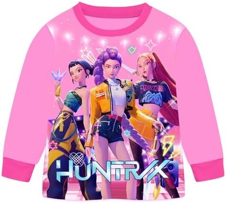 TBNRFrags Demon Hunters Girls Pajamas Set K-Pop Mira Rumi Zoey Sleepwear 100% Cotton Pyjamas Nighties Fashion Cute Kids Pjs