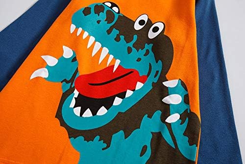 TEDD Boys Pyjamas Dinosaur Nightwear Cotton Toddler Clothes Kids Sleepwear Long Sleeve Christmas Pjs Sets 2 Piece Outfit Xmas Gift 1-12 Years