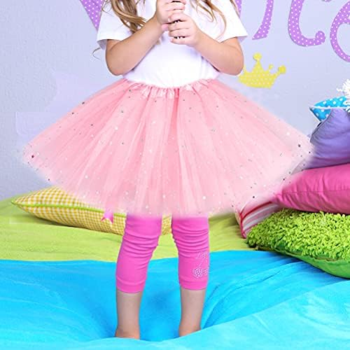 Thboxes Tutu Skirt For Girls 3 Layers Ballet Dance Tutu Skirts For Birthday Party Holiday Party Dress Up Costume (3-8 Years)