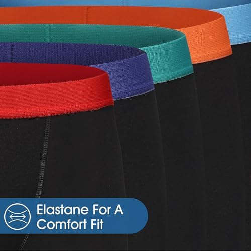 The Essentials Wardrobe Boys Boxer Shorts 10 Pack Cotton Blend Boy's Boxers Underwear With 4-Way Stretch Breathable Soft Fabric Double Front Panel & Elastic Waistband