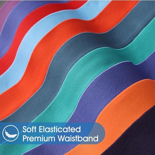 The Essentials Wardrobe Boys Boxer Shorts 10 Pack Cotton Blend Boy's Boxers Underwear With 4-Way Stretch Breathable Soft Fabric Double Front Panel & Elastic Waistband