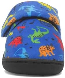 The Slipper Company Boys Blue Dino Slipper