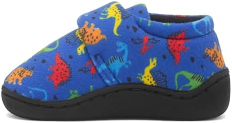 The Slipper Company Boys Blue Dino Slipper