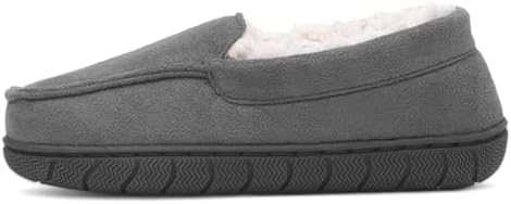 The Slipper Company Otis Boys Grey Moccasin