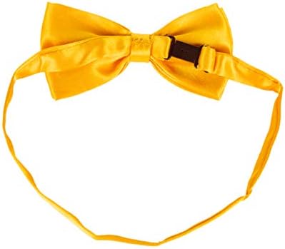 The Tie Co™ Children's Pre-tied & Adjustable Satin Solid Colour Classic Plain Bow Tie Kids