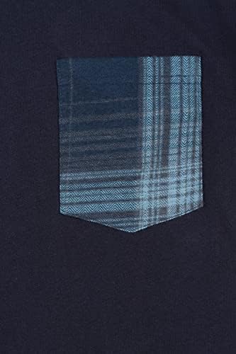 ThePyjamaFactory Boys Navy Blue Long Tartan Check Bottoms Pyjama Set Pjs For Kids