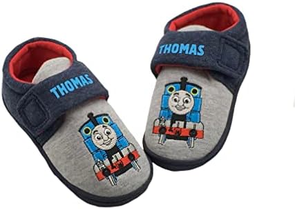 THOMAS & FRIENDS Boys Thomas The Tank Engine Slippers Grey Size 4-10