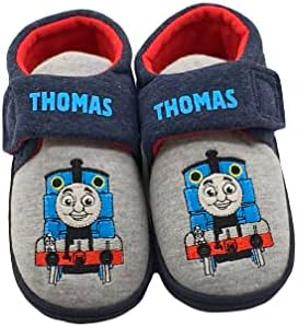 THOMAS & FRIENDS Boys Thomas The Tank Engine Slippers Grey Size 4-10