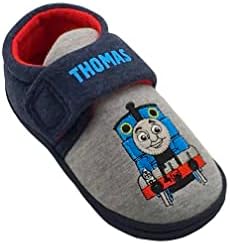 THOMAS & FRIENDS Boys Thomas the Tank Engine Slippers Grey Size 4-10