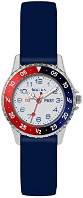 Tikkers Boy's Analogue Analog Quartz Watch with Silicone Strap ATK1040