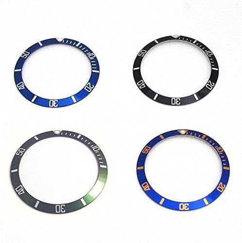 Timebymail Bezel Insert For ROLEX SUBMARINER Watch Dial Replacement Part Black Blue Green
