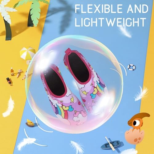 Todaysunny Water Shoes For Kids Girls Boys Quick Dry Non-Slip Outdoor