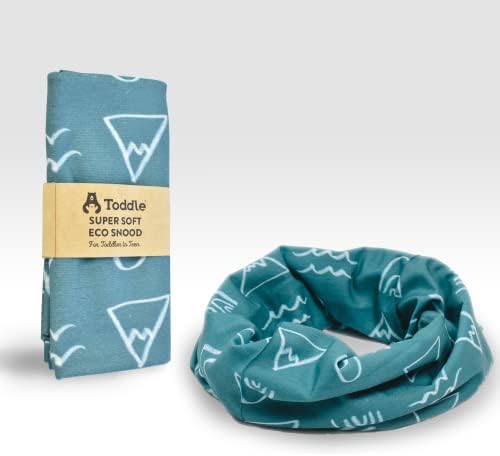 Toddle Super Soft Snood - Versatile Neck Warmer In Stylish Designs Made From Recycled Plastic For Cosy Sustainable Wear - Family Ski Snood Gets Softer With Washing - Alpine