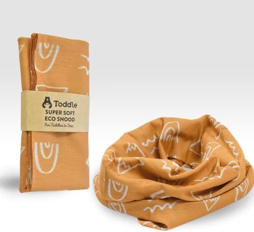 Toddle Super Soft Snood - Versatile Neck Warmer In Stylish Designs Made From Recycled Plastic For Cosy Sustainable Wear - Family Ski Snood Gets Softer With Washing - Mustard
