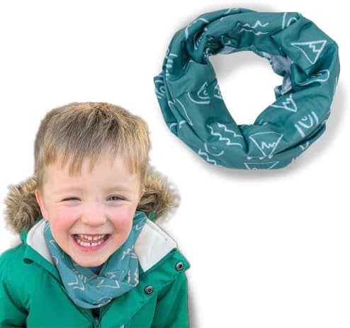 Toddle Super Soft Snood - Versatile Neck Warmer in Stylish Designs Made from Recycled Plastic for Cosy Sustainable Wear - Family Ski Snood Gets Softer with Washing - Alpine