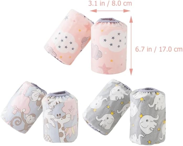 Toddmomy Waterproof Baby Arm Sleeves Cotton Sleeve Protectors For Children Lightweight Soft Arm Wear For Kids With Cartoon Design For Painting Eating And Daily Use