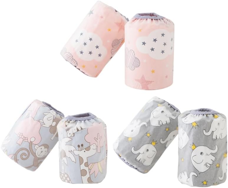 Toddmomy Waterproof Baby Arm Sleeves Cotton Sleeve Protectors for Children Lightweight Soft Arm Wear for Kids with Cartoon Design for Painting Eating and Daily Use