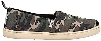 TOMS Girl's Tiny Glitter Alpargata Loafer Flat