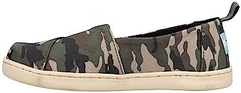 TOMS Girl's Tiny Glitter Alpargata Loafer Flat