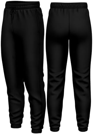 TORO ACTIVA Boys Kids Girls Children School Jog Pants Sports Games Fleece PE Trouser Joggers Cuffed Bottoms 7-13 Years