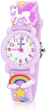 Toys for 3 4 5 6 7 Year Old Kids Girls Watch Age 3-8 Christmas Birthday Gifts for 3 4 5 6 7 8 Year Old Girl Easter Gifts for Kids Back to School Gifts Educational Toys for Girls - Purple
