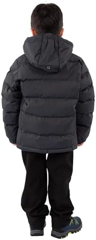 Trespass Boys Padded Jacket Tuff X - Water Resistant & Windproof Puffer Coat Autumn Winter Hooded Jacket For School & Outdoor Kids Puffer Jacket With Pockets