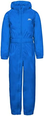 Trespass Children's Button Waterproof Rain Suit With Hood