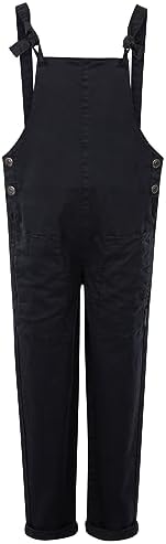 Trespass Kids Unisex Dungarees Side Snap Waist Adjustable Shoulder Ties Earnest