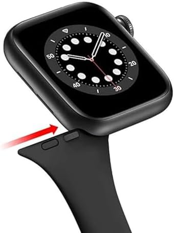 TRIXES Smart Watch Fob - Silicone Nurses Fob Watch - Compatible With Apple Watch Devices - Pin Clasp