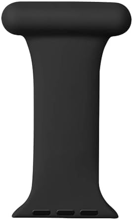 TRIXES Smart Watch Fob - Silicone Nurses Fob Watch - Compatible with Apple Watch Devices - Pin Clasp