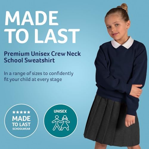 Trutex Limited Unisex Crew Neck Plain Sweatshirt