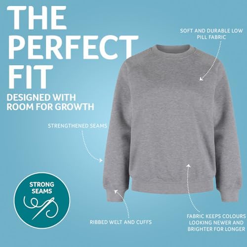 Trutex Limited Unisex Crew Neck Plain Sweatshirt