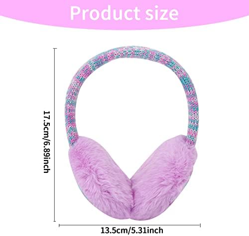 TSLBW Kids Earmuffs Winter Ear Muffs Earmuffs For Girls Plush Ear Cover Soft Velvet Ear Muff Winter Ear Warmers For Kids