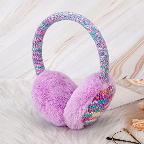 TSLBW Kids Earmuffs Winter Ear Muffs Earmuffs For Girls Plush Ear Cover Soft Velvet Ear Muff Winter Ear Warmers For Kids