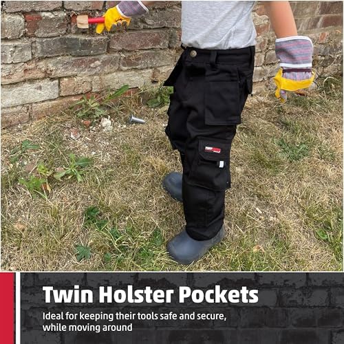TuffStuff - Pro Work Junior Trouser - Kids Cargo Trousers - Workwear Trousers - Boys Work Trousers - Durable Trousers For Kids