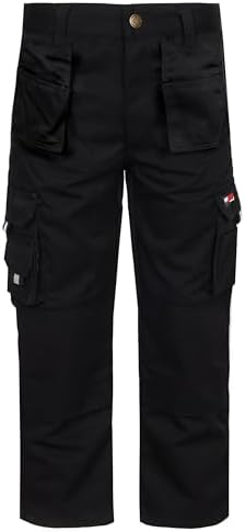 TuffStuff - Pro Work Junior Trouser - Kids Cargo Trousers - Workwear Trousers - Boys Work Trousers - Durable Trousers for Kids